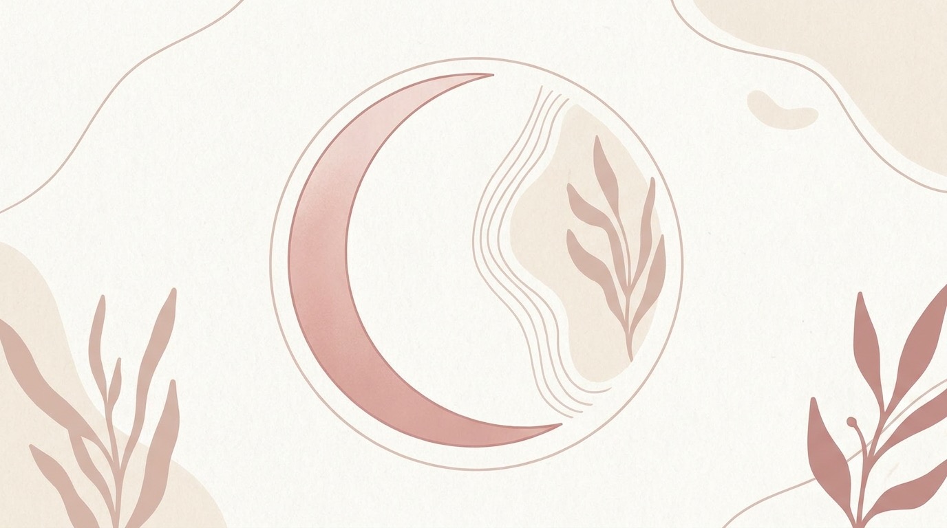 Soft conceptual illustration of the fertile window on a cycle calendar, showing when pregnancy risk is highest